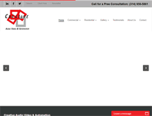 Tablet Screenshot of creativeavandautomation.com